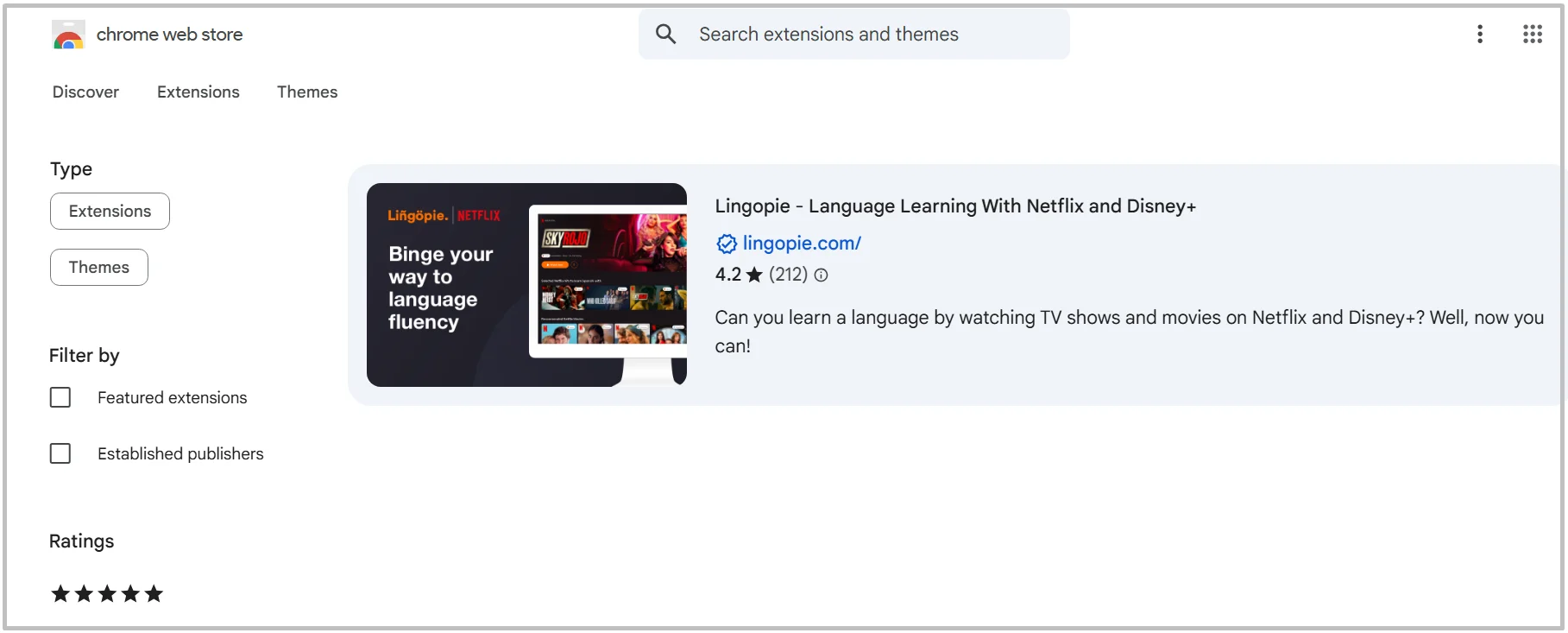 Lingopie Chrome Extension - Top 2025 Chrome Extensions to Learn Vocabulary Fast