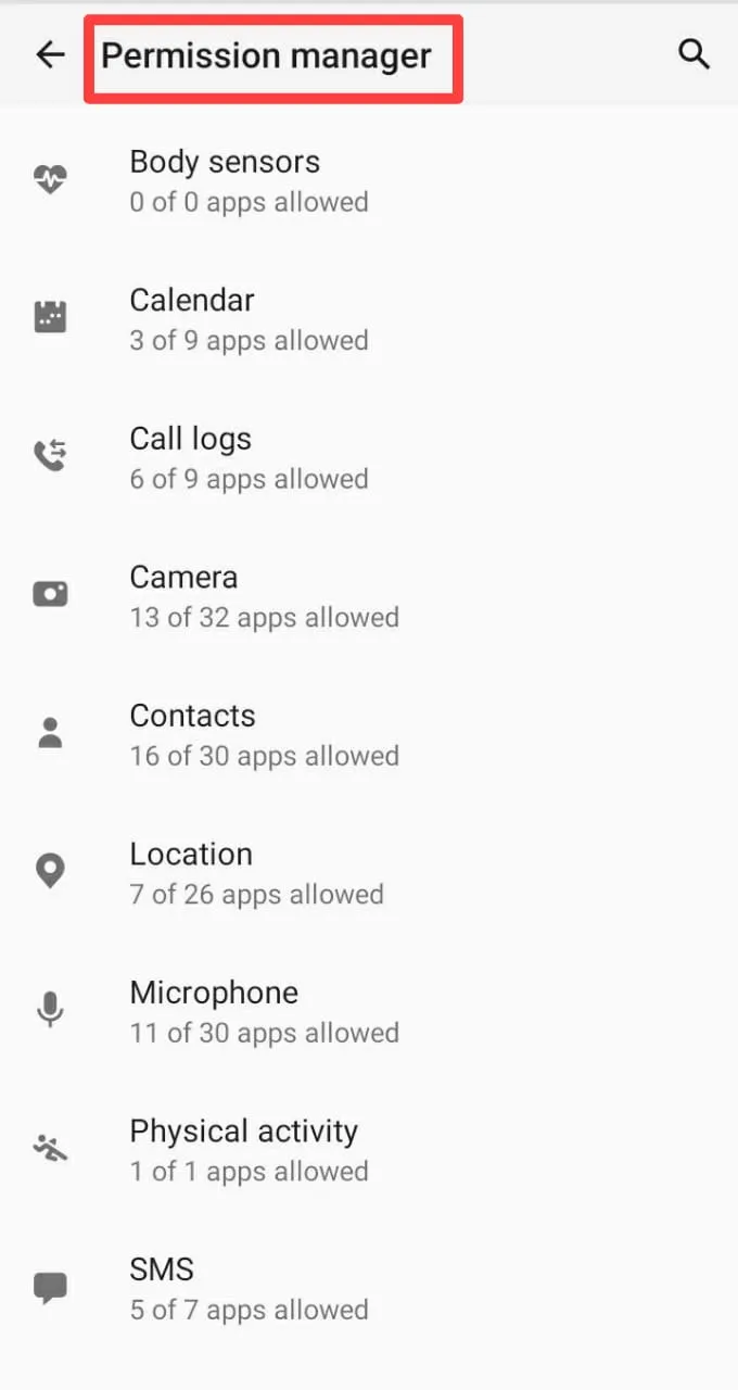 privacy & app permissions for online account security