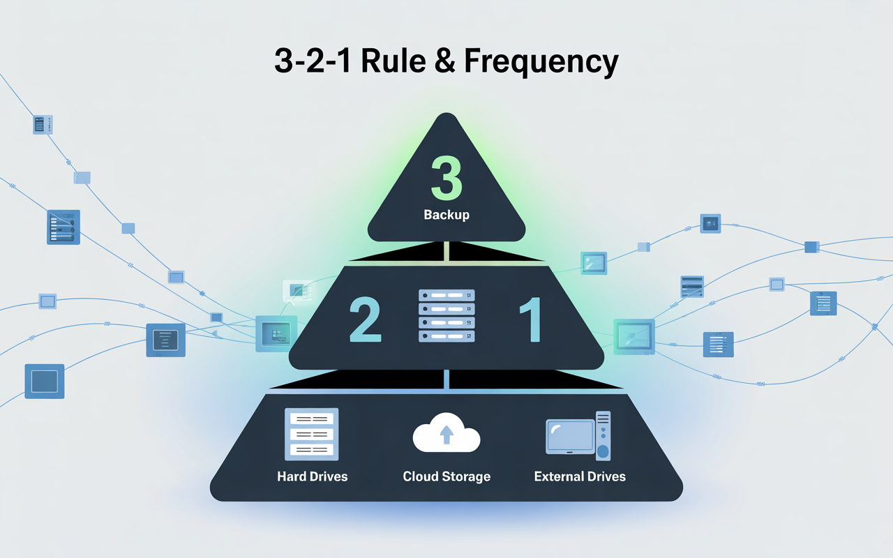 3-2-1 Rule for offline data backup