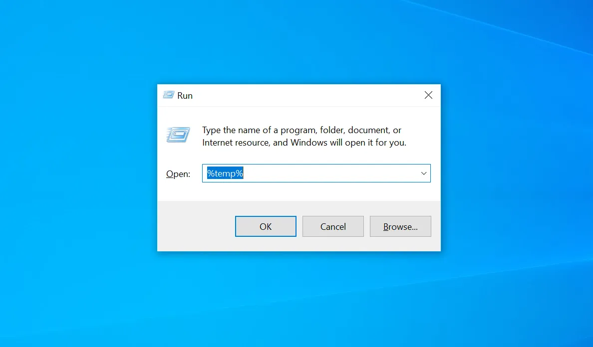 Delete Temporary Files - Boost slow laptop