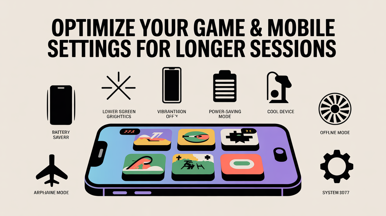 Optimize Your Game & Mobile Settings for Longer Sessions