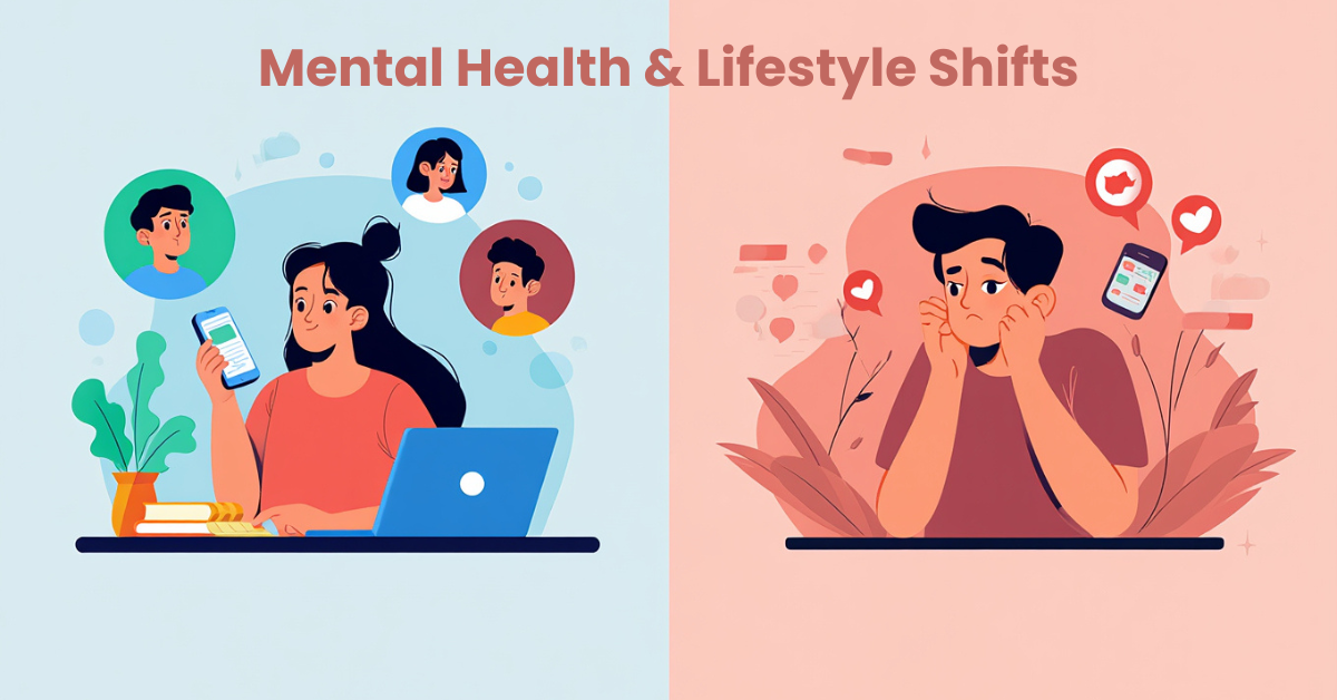 Positive and negative effects of social media on mental health.