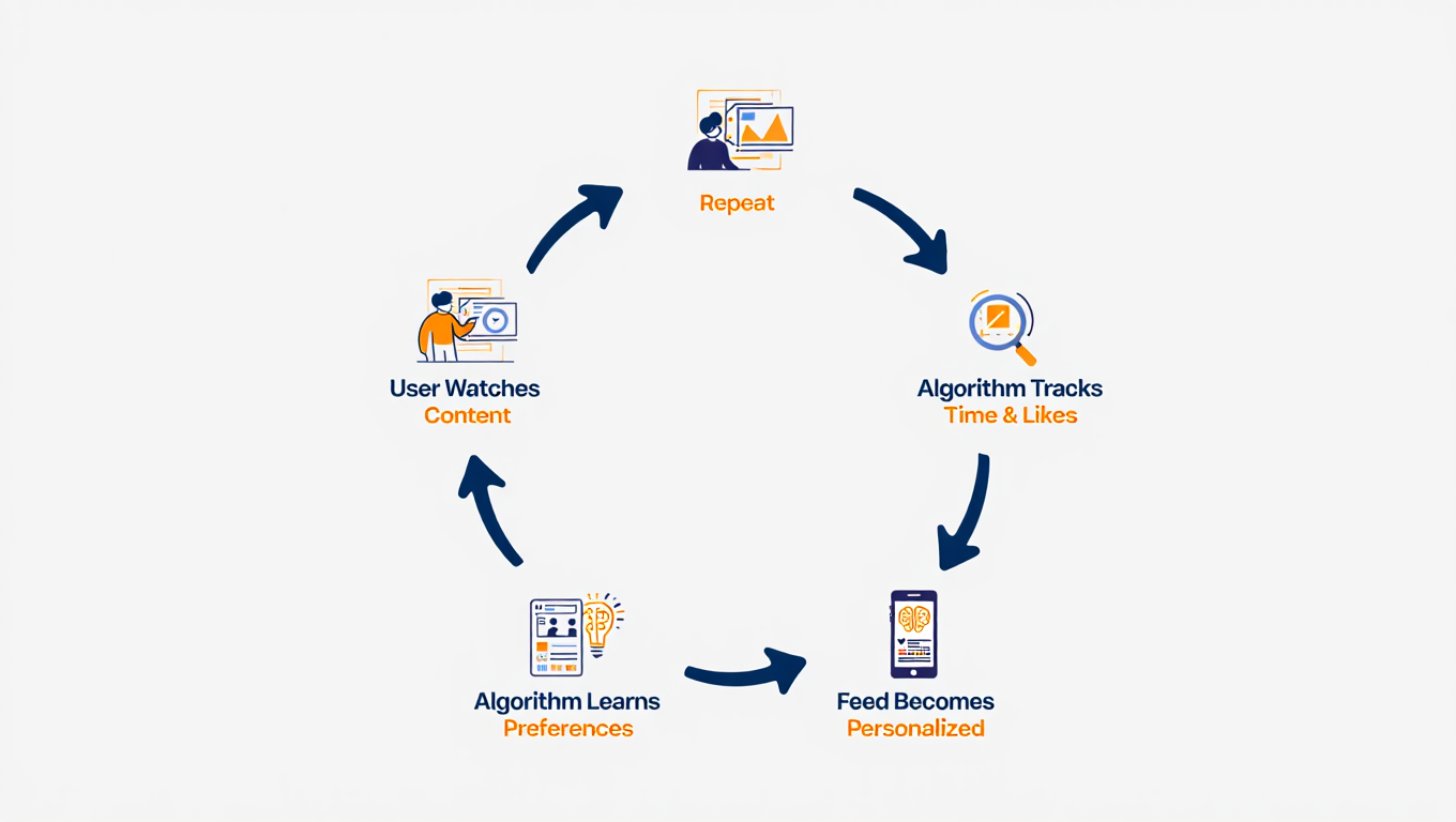 How user behavior shapes social media feed